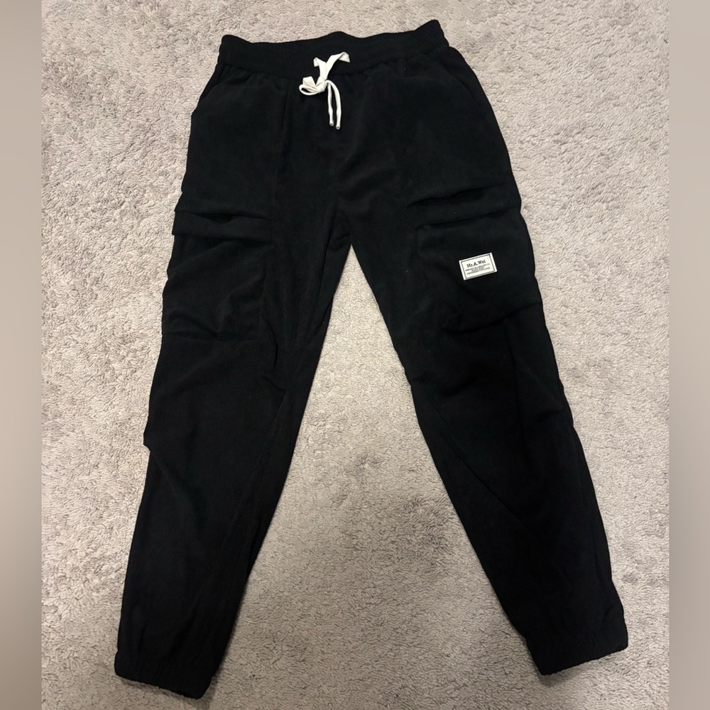 Black Sweatpants with Drawstring - image 1